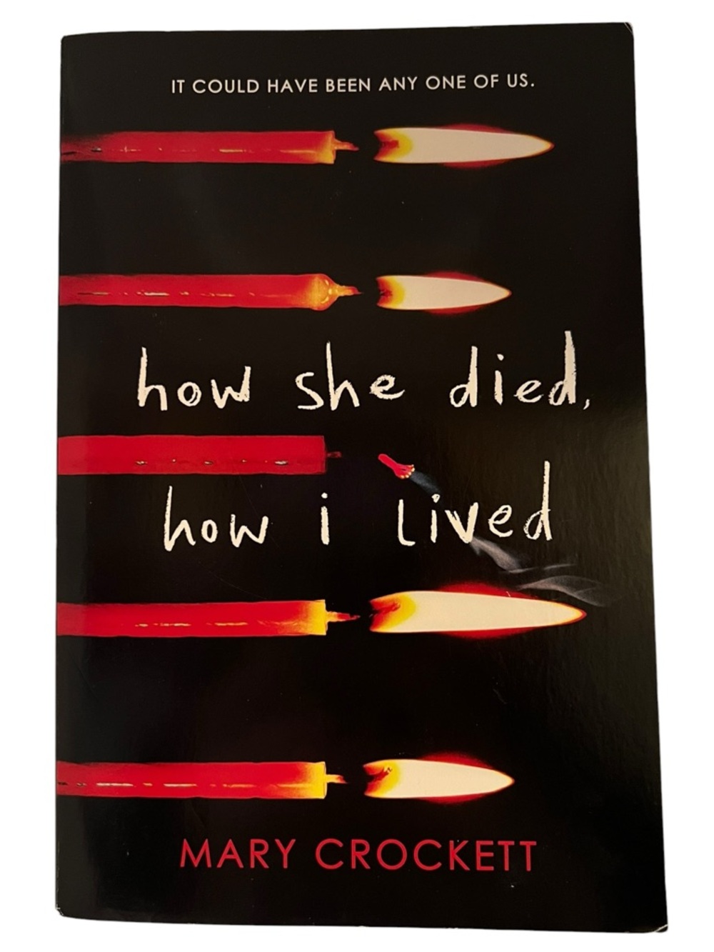 Mary Crockett How She Died How I Lived YA Thriller Suspense Novel Book Paperback
